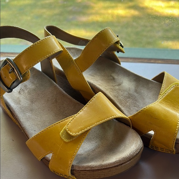 Dansko Shoes - Dansko Yellow Strappy Sandals